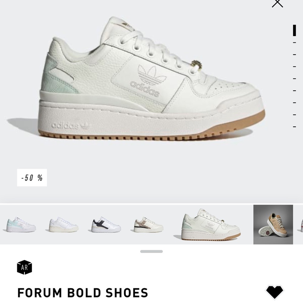 Adidas Forum Bold Size 8